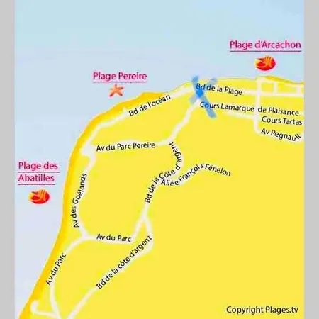 Bel Bord De 4 Pers Centre 公寓 阿卡雄